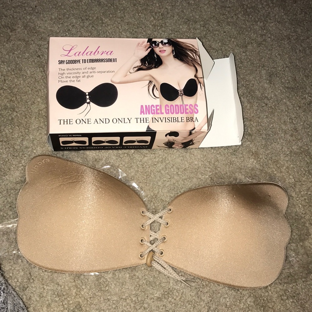 Lalabra - Strapless Sticky Bra Tan